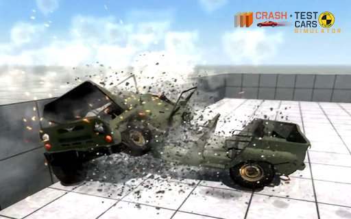 Car Crash Test UAZ 4x4 - Gameplay image of android game
