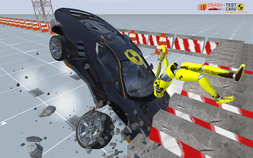 Car Crash Test Lambo Centenario - Gameplay image of android game