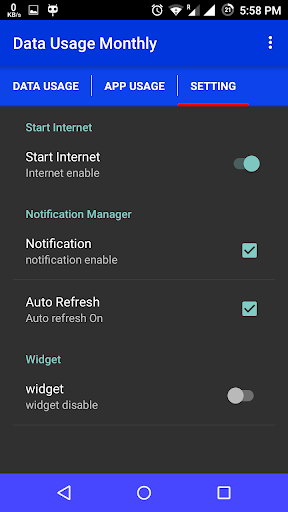 Internet speed meter Pro - Image screenshot of android app