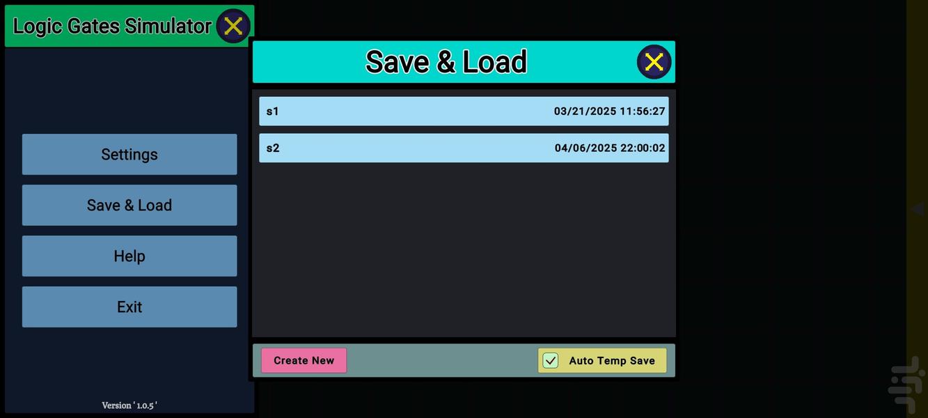 LogicGatesSimulator - Image screenshot of android app