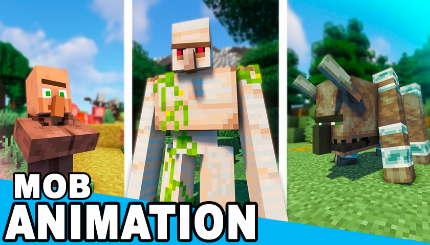 Addons Mobs Animations to MCPE - Image screenshot of android app