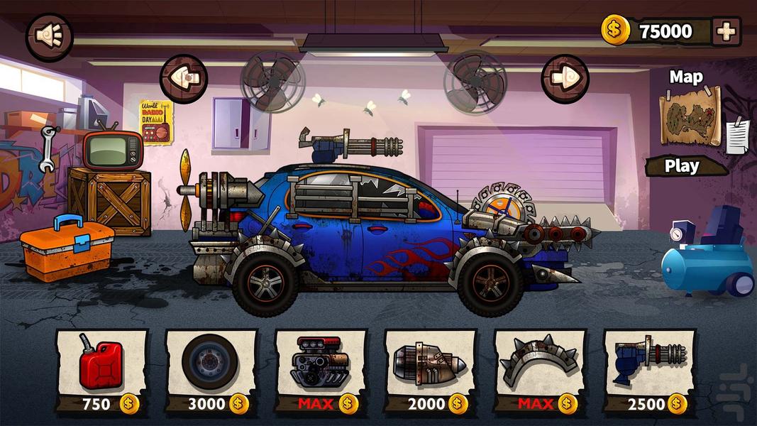 چرخ‌دنده‌های مرگ - عکس بازی موبایلی اندروید