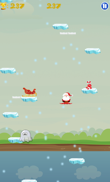 Christmas Run Santa Run - Gameplay image of android game