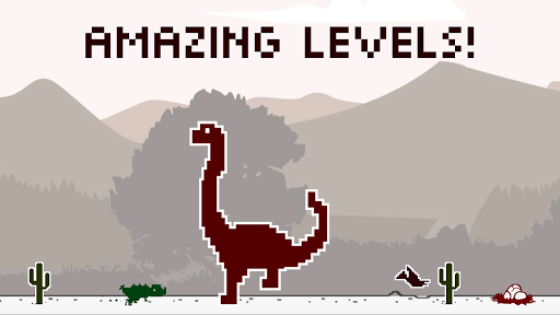 Jumping Dino - Gameplay image of android game