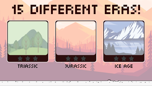 Jumping Dino - Gameplay image of android game