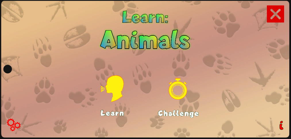 Learn: Animals - عکس برنامه موبایلی اندروید