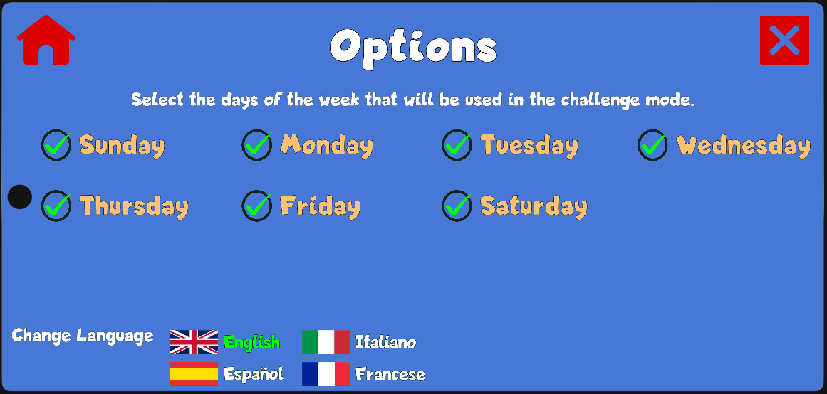 Learn: Days of the Week - عکس بازی موبایلی اندروید