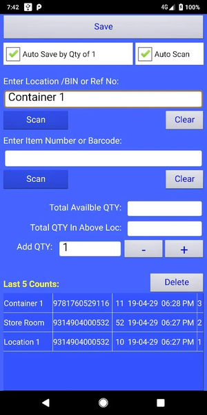 Stocktake App - عکس برنامه موبایلی اندروید