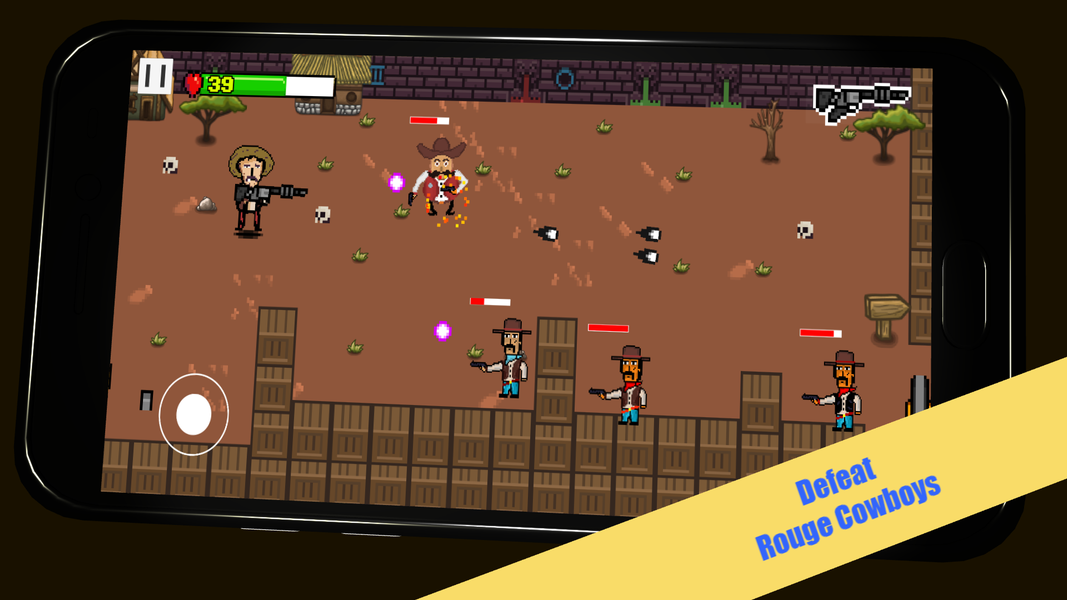 Land of Cowboys - Gameplay image of android game