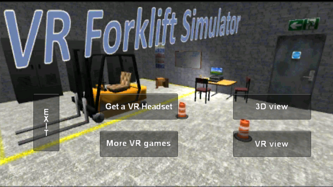 VR Forklift Simulator Demo - عکس بازی موبایلی اندروید