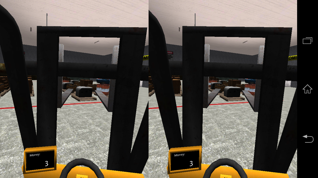 VR Forklift Simulator Demo - Gameplay image of android game