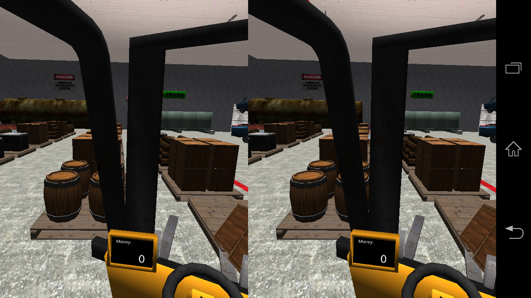 VR Forklift Simulator Demo - Gameplay image of android game