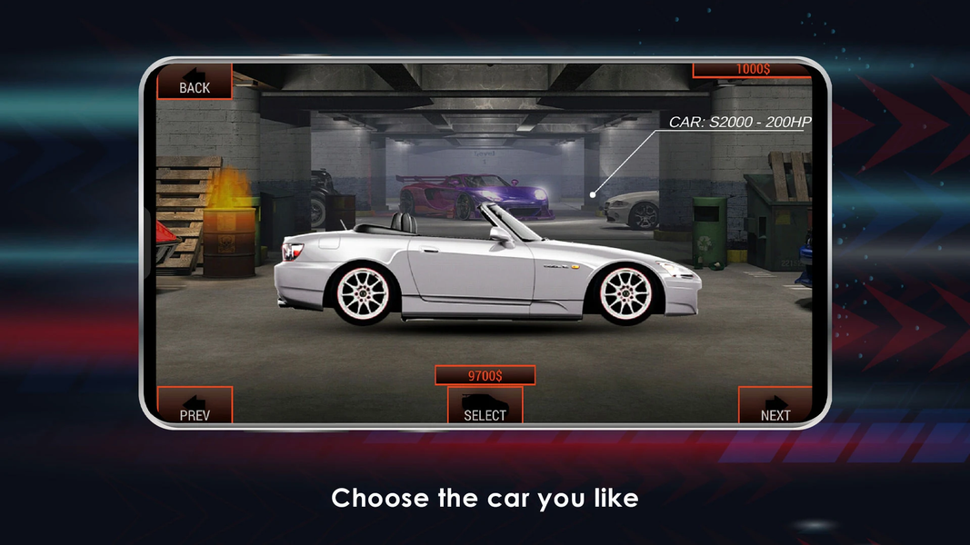 Japan Drag Racing - Gameplay image of android game