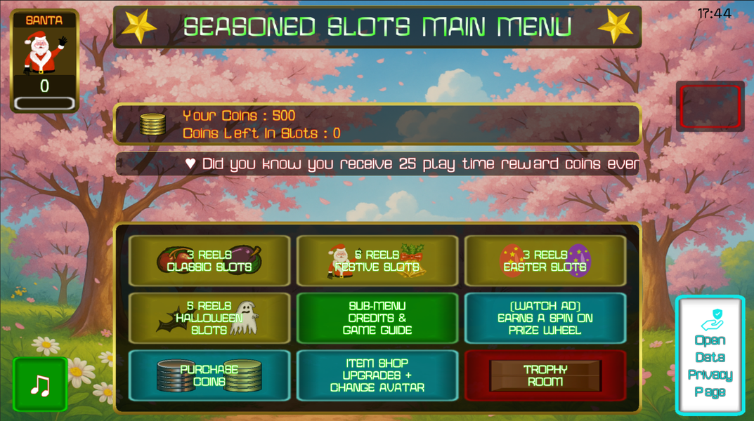 Slots Seasoned Slots - Gameplay image of android game