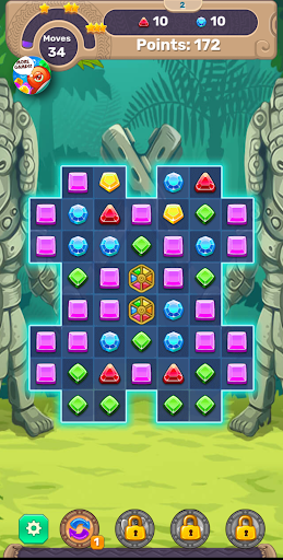 Jewels Blitz 4 - Gameplay image of android game