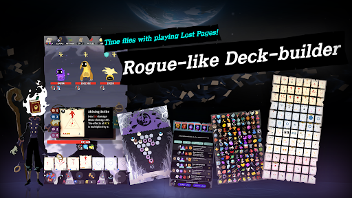 Lost Pages: Deck Roguelike - Gameplay image of android game
