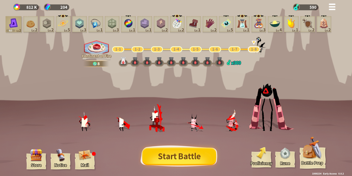 Spellers: Deckbuilding Defense - Gameplay image of android game