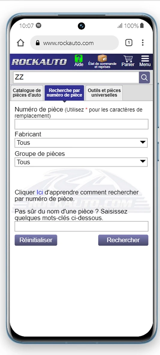 برنامه RockAuto دانلود بازار