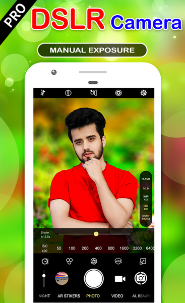 Auto Blur Background - DSLR Ca - عکس برنامه موبایلی اندروید