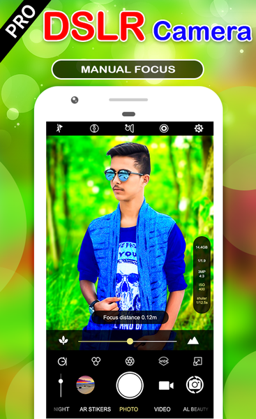 Auto Blur Background - DSLR Ca - Image screenshot of android app