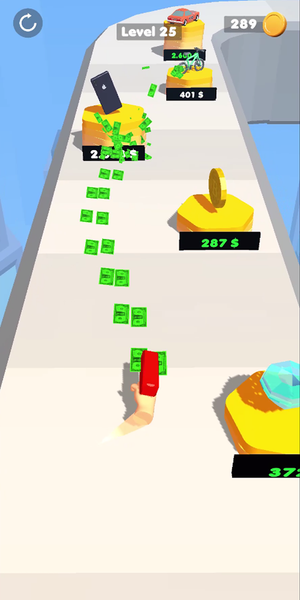 Moneygun Run! - Gameplay image of android game