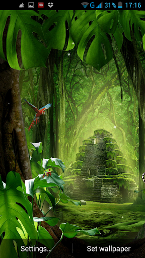 Jungle Live Wallpaper - Image screenshot of android app