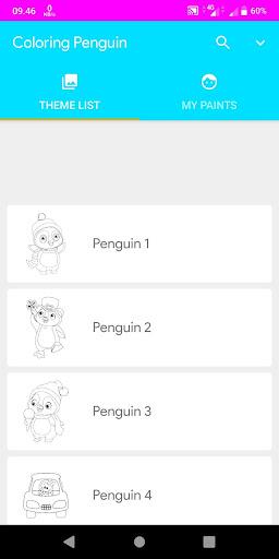 Coloring Penguins - عکس برنامه موبایلی اندروید