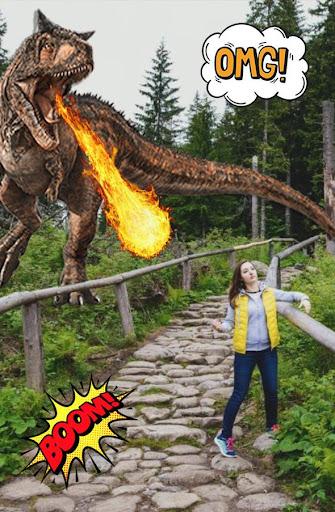 Jurassic Dinosaur Photo Montage - عکس برنامه موبایلی اندروید