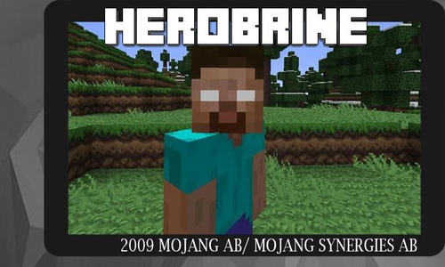 Blood herobrine Minecraft Mob Skin