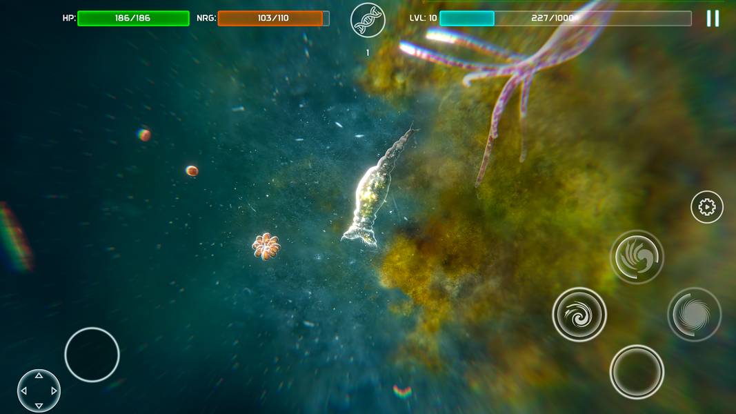 Bionix: Spore Evolution Sim ۳D - عکس بازی موبایلی اندروید