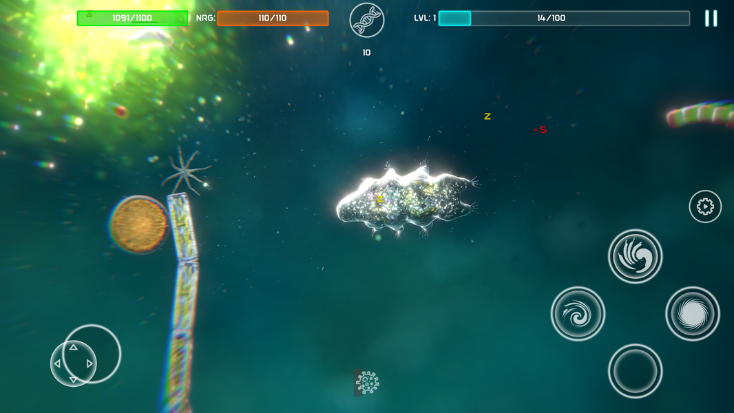 Bionix: Spore Evolution Sim ۳D - عکس بازی موبایلی اندروید