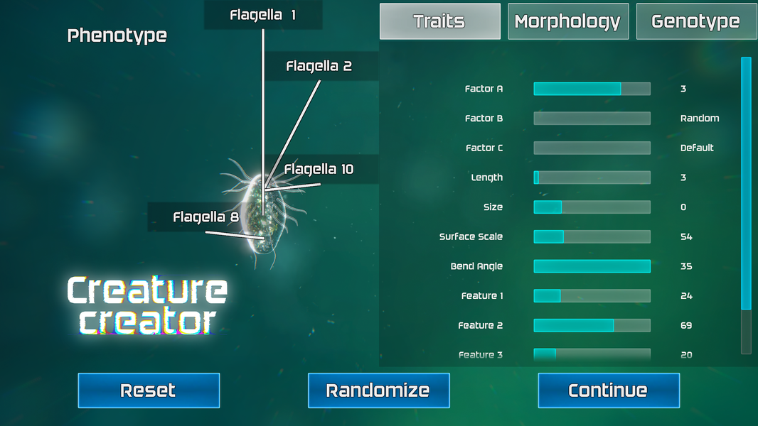 Bionix: Spore Evolution Sim ۳D - عکس بازی موبایلی اندروید