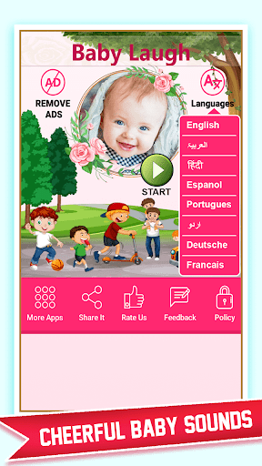 Baby Laugh: Soothing Melodies - Image screenshot of android app