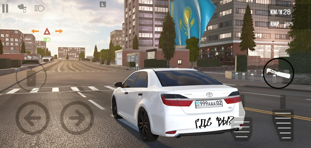 KAZ Auto Sim - Gameplay image of android game