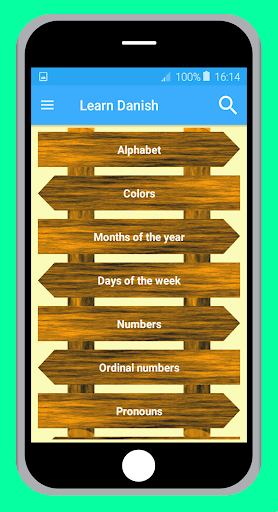 Learn Danish Language - عکس برنامه موبایلی اندروید