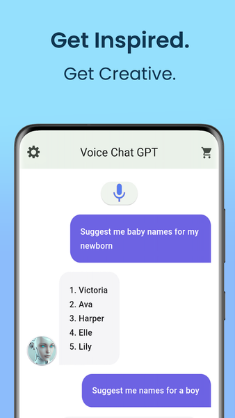 AI Voice Girl: Smart Chat - عکس برنامه موبایلی اندروید