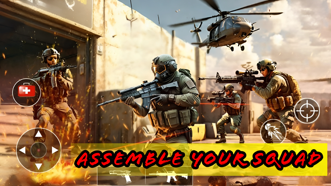 FPS Gun Strike- Ops Shooting - Gameplay image of android game