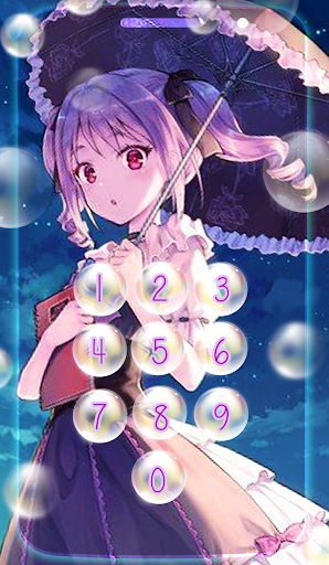 Kawaii Anime Lock Screen Themes - Image screenshot of android app