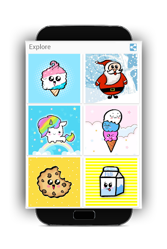Kawaii Drawing Easy : How to Draw Step By Step - Image screenshot of android app