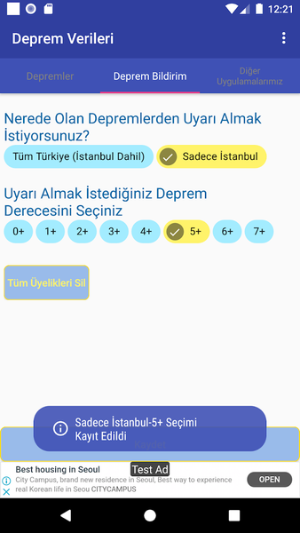 World Earthquake Data - Image screenshot of android app