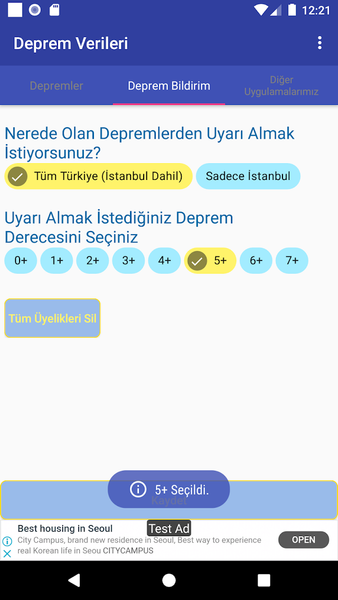 World Earthquake Data - Image screenshot of android app