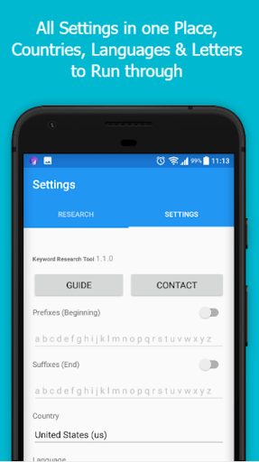 Keyword Generator Tool - Image screenshot of android app