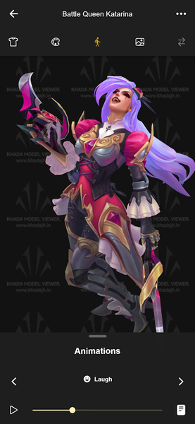 Khada - Model Viewer for LoL - Image screenshot of android app