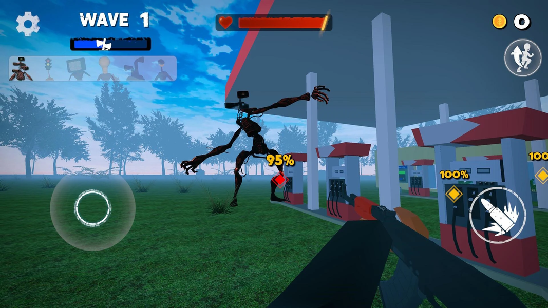 Siren Monster - Horror Head 3D - Gameplay image of android game
