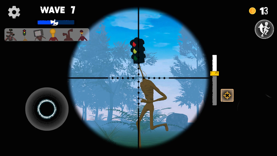 Siren Monster - Horror Head 3D - Gameplay image of android game