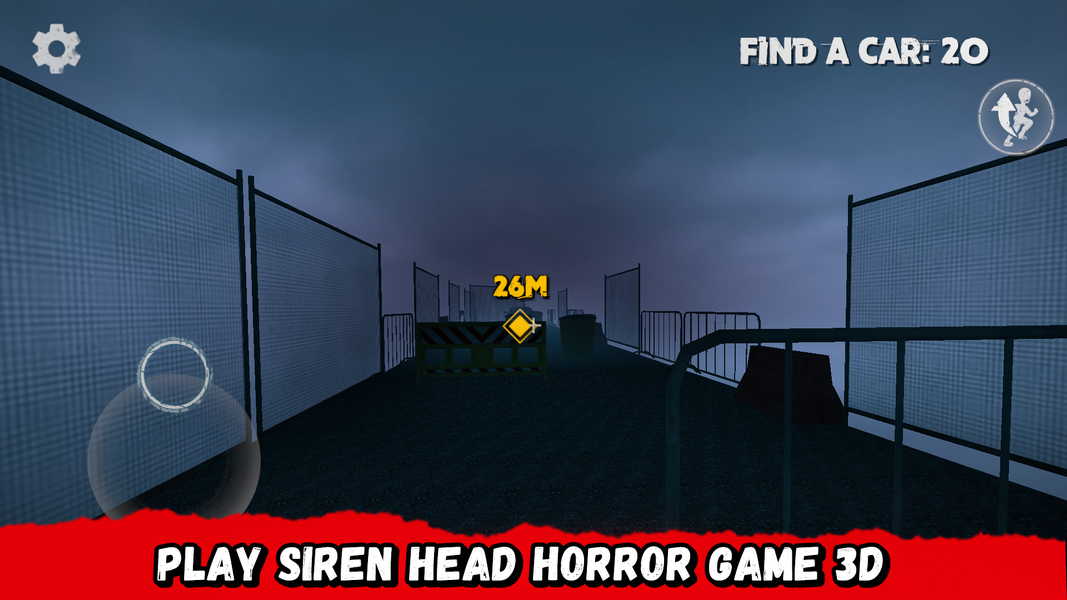 Siren horror: Big head game ۳d - عکس بازی موبایلی اندروید