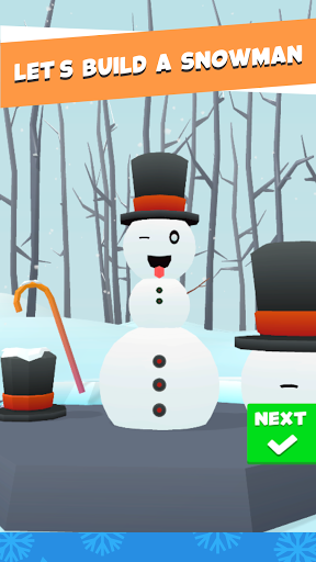 Snowman 3D - Image screenshot of android app