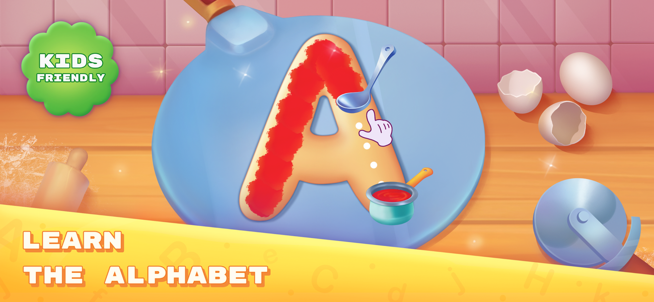 Pizza ABC Games For Kids - عکس بازی موبایلی اندروید