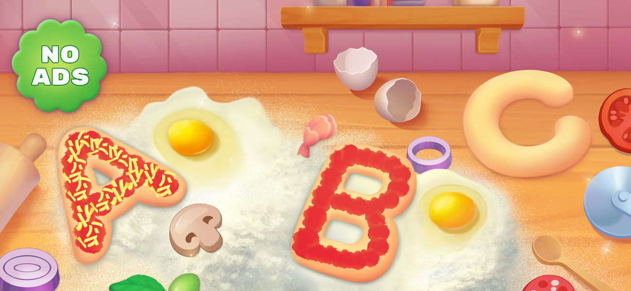 Pizza ABC Games For Kids - عکس بازی موبایلی اندروید