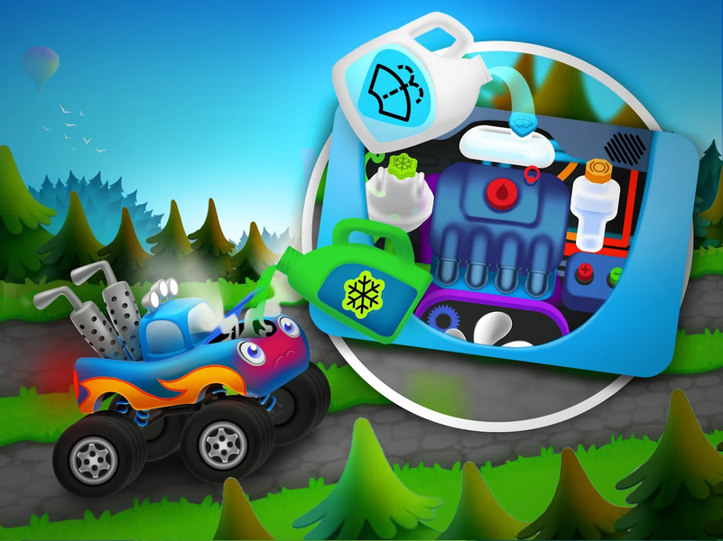 Cars Racing Games For Kids - عکس بازی موبایلی اندروید